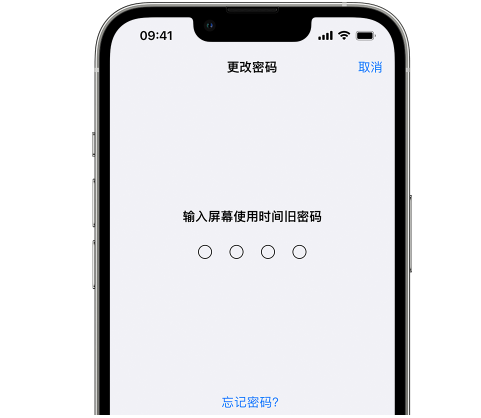 排湖风景区iPhone屏幕维修分享iPhone屏幕使用时间密码忘记了怎么办 