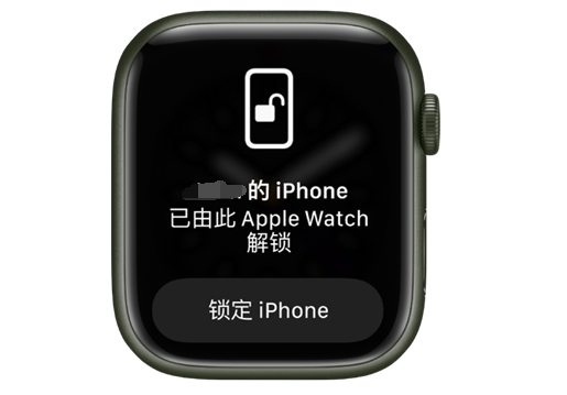 排湖风景区苹果手机维修分享用 AppleWatch 解锁配备面容 ID 的 iPhone方法 